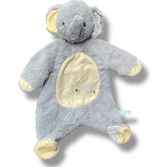 Douglas Baby Plush Joey Elephant Sshlumpie Security Blanket Lovey Gray 19" - Picture 7 of 9